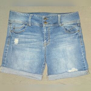 Vintage Jean Shorts: EUC, Juniors size: 13, Cuffed or cutoffs, Distressed, COMFY